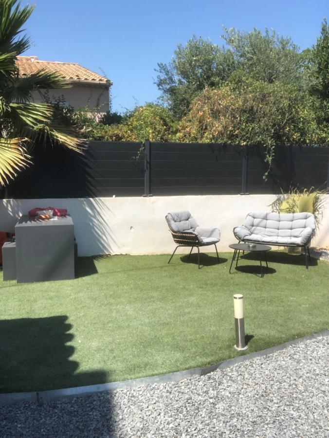 Charmant Studio Dans Villa - Parking - Jardin La Seyne-sur-Mer Esterno foto